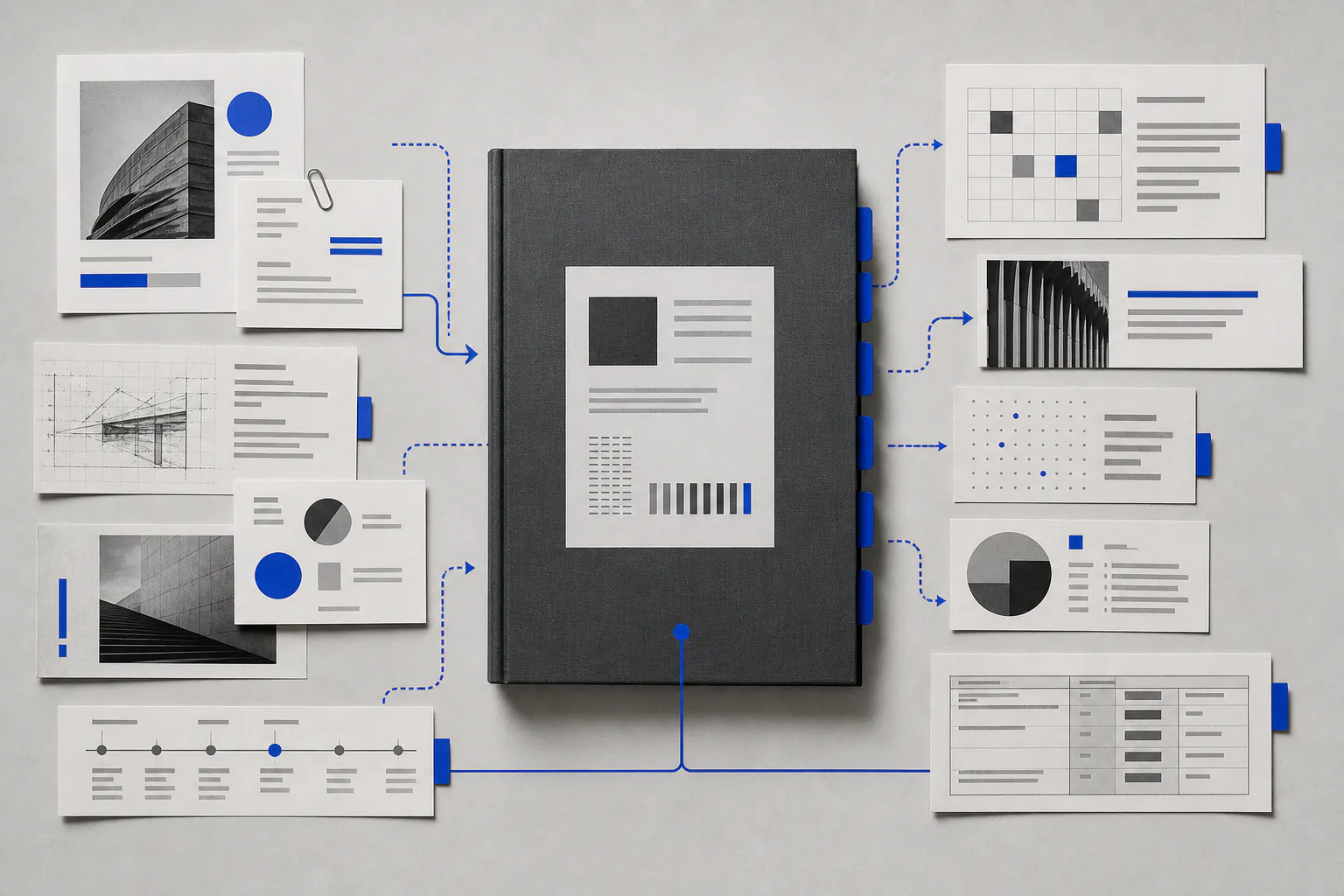 Work samples and project evidence organized into one long-term master profile